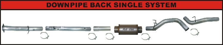 2008-2010 Powerstroke 4″ Downpipe Back Exhaust (Aluminized Without Muffler) 2008-2010 Powerstroke 4″ Downpipe Back Exhaust (Aluminized Without Muffler)