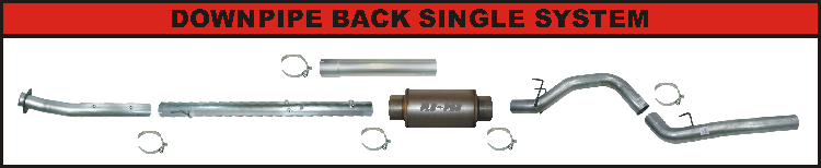 2011-2019 Powerstroke 5″ Down Pipe Back Exhaust System (Stainless Steel With Muffler) 2011-2019 Powerstroke 5″ Down Pipe Back Exhaust System (Stainless Steel With Muffler)
